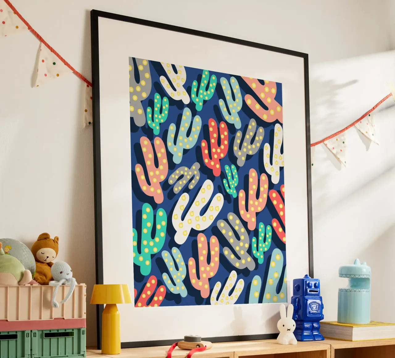 Tex-Mex Xmas poster con telaio in plastica da susanapaz