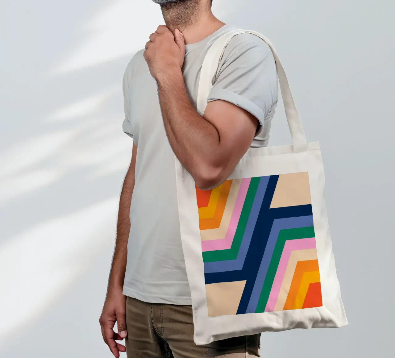 Rainbow borsa in juta da susanapaz
