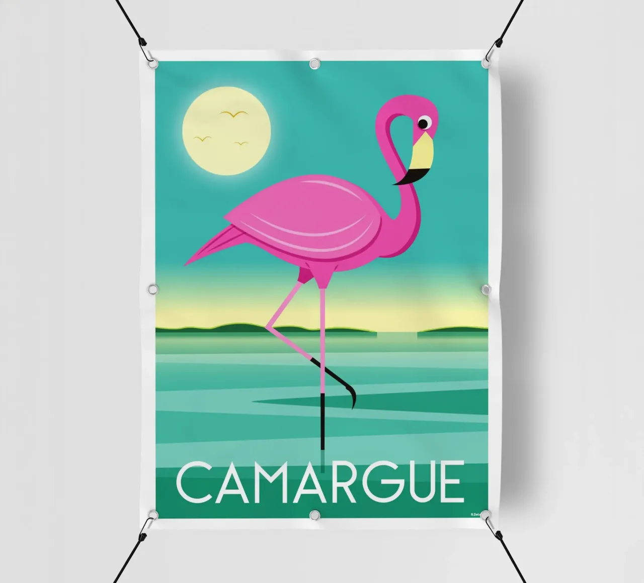 Camargue telo in pvc da Raphaël Delerue