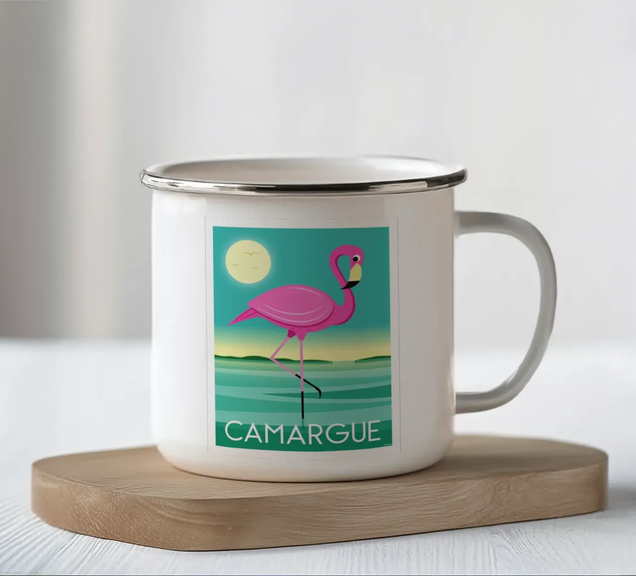 Camargue tazza in smalto da Raphaël Delerue