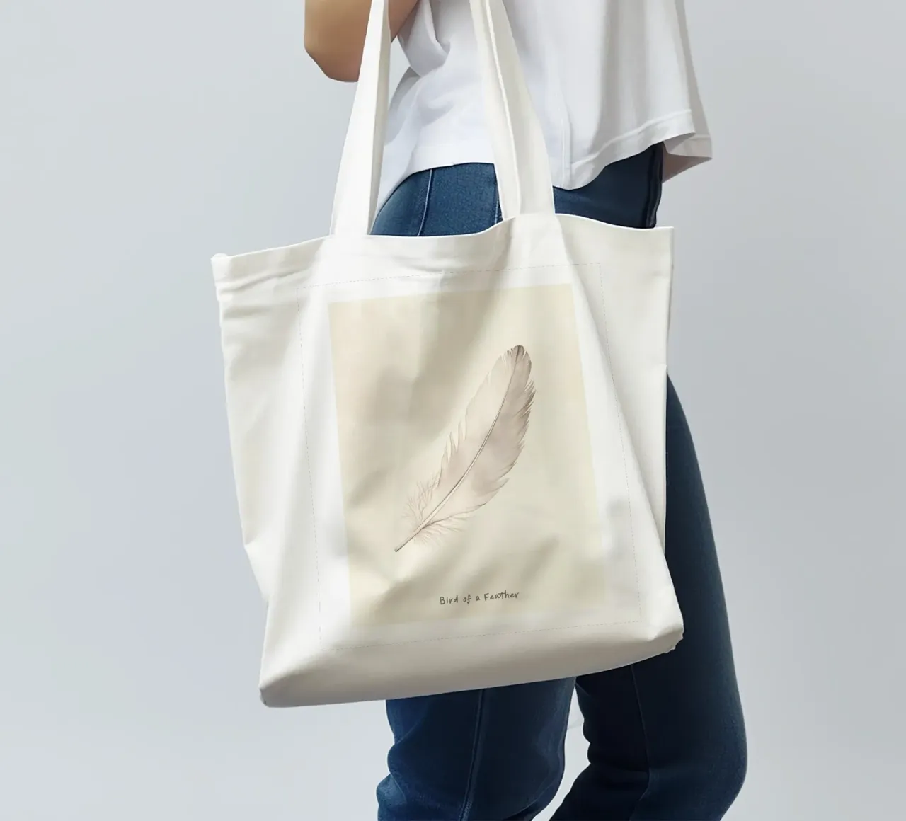 Bird Of A Feather borsa in juta da treechild