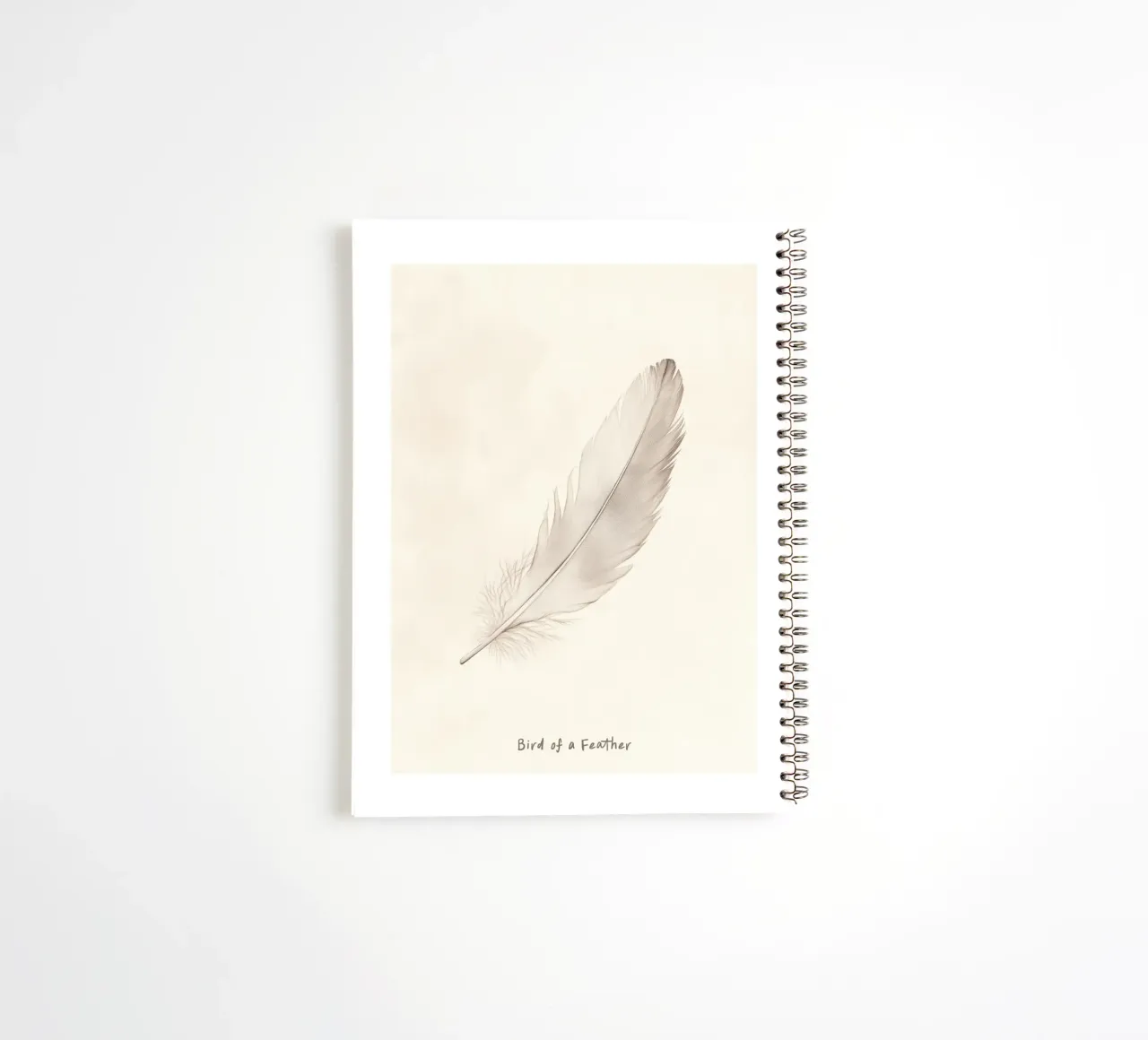 Bird Of A Feather spiral notebook by treechild