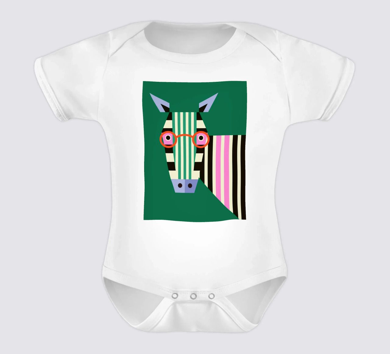 Zebra in Focus body bébé de susanapaz