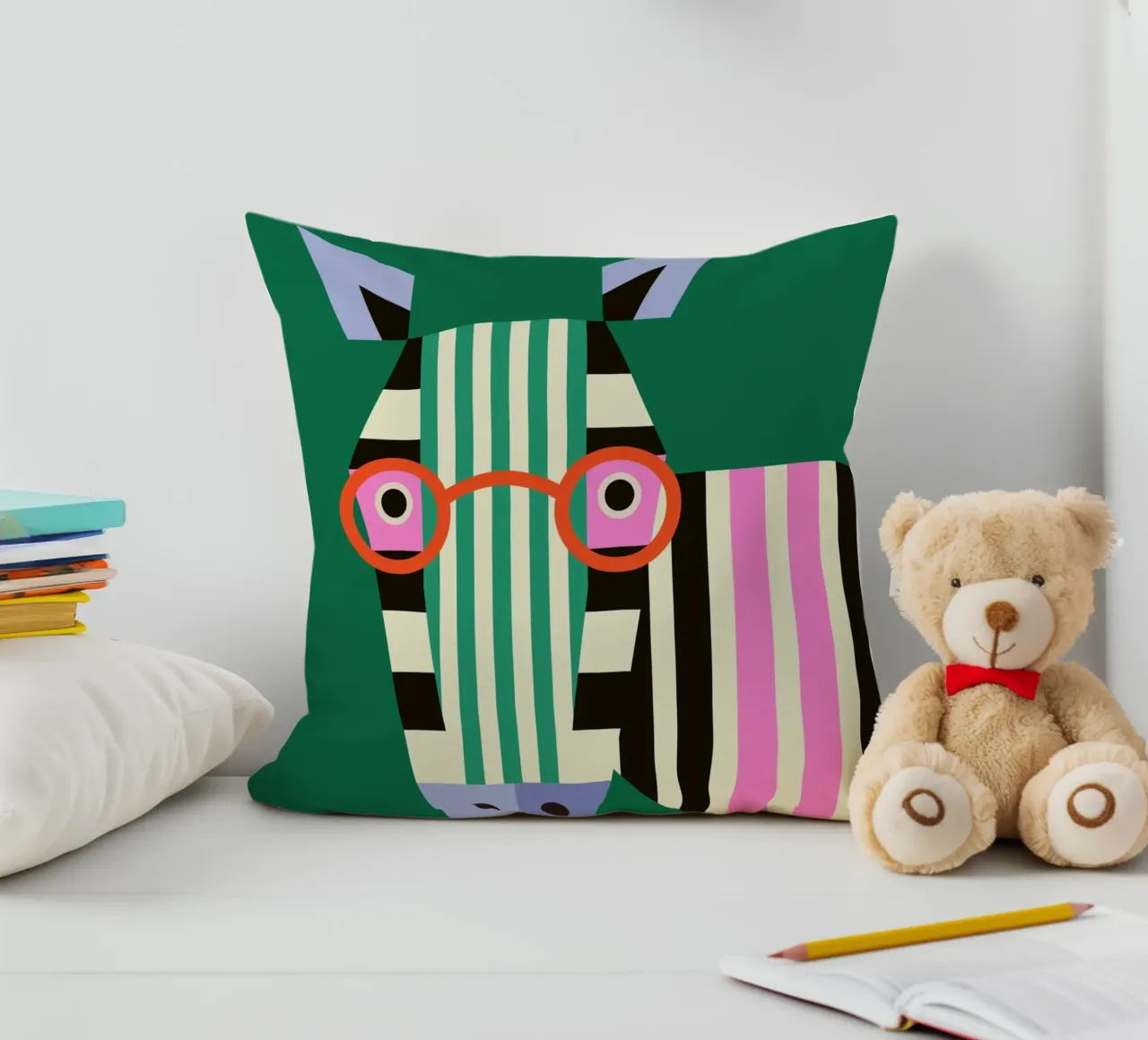 Zebra in Focus cuscino da susanapaz