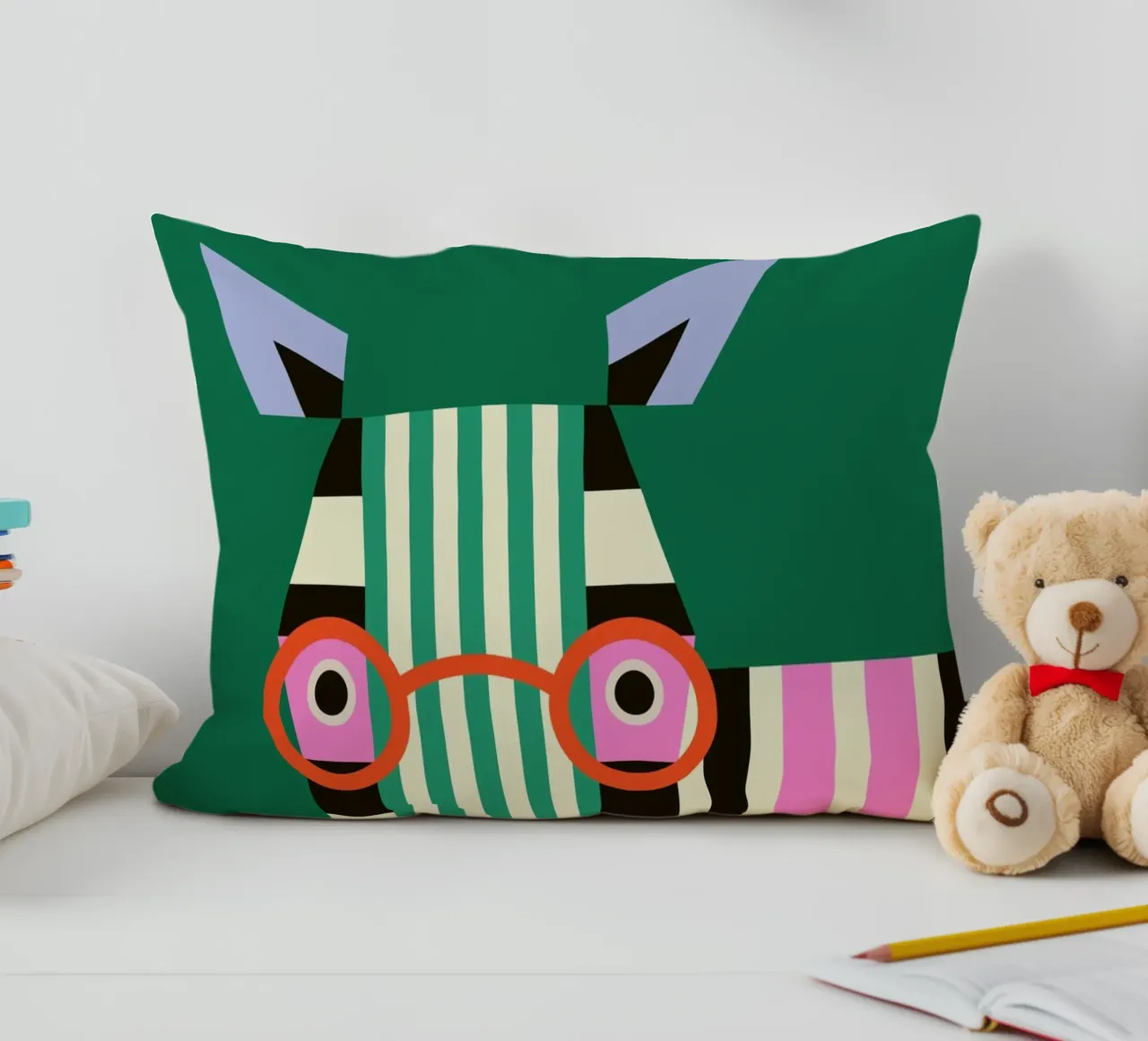 Zebra in Focus cuscino da susanapaz