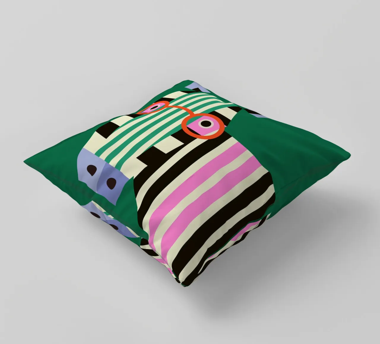 Zebra in Focus cuscino da susanapaz