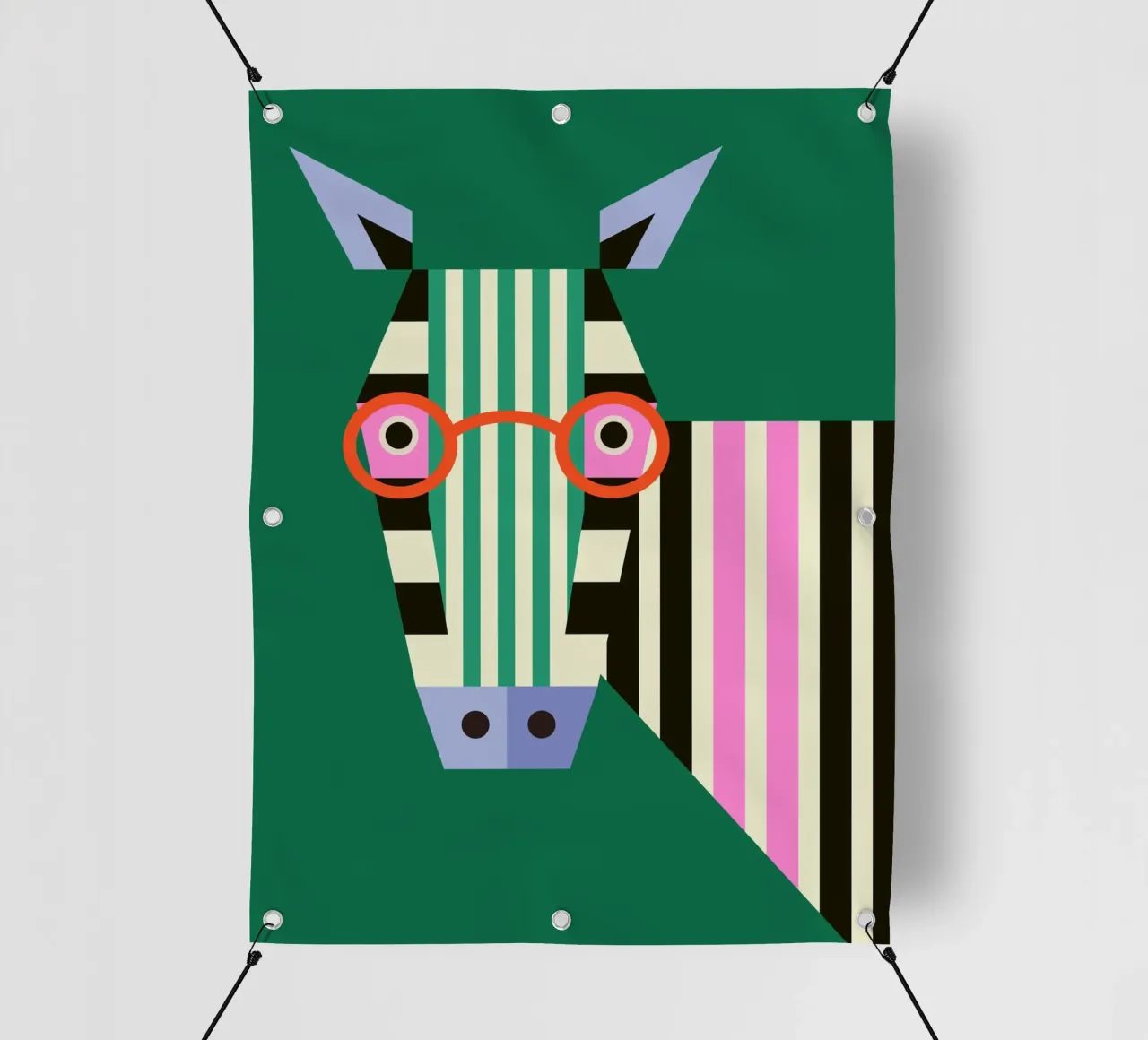 Zebra in Focus telo in pvc da susanapaz