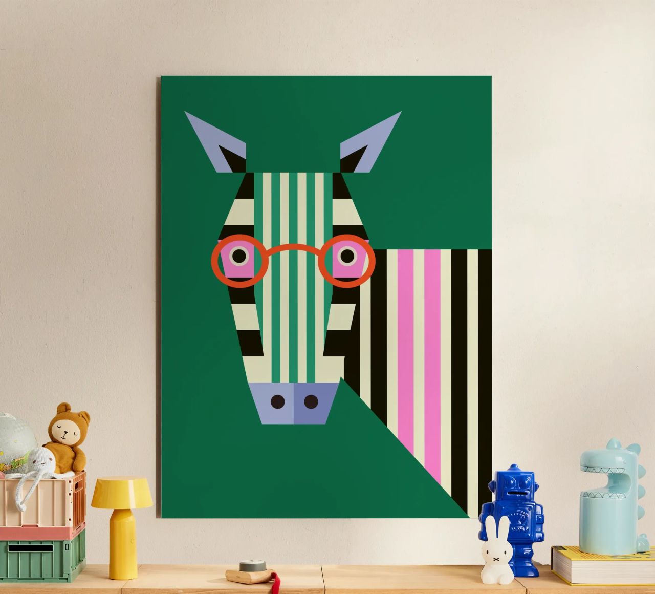 Zebra in Focus alluminio dibond da susanapaz