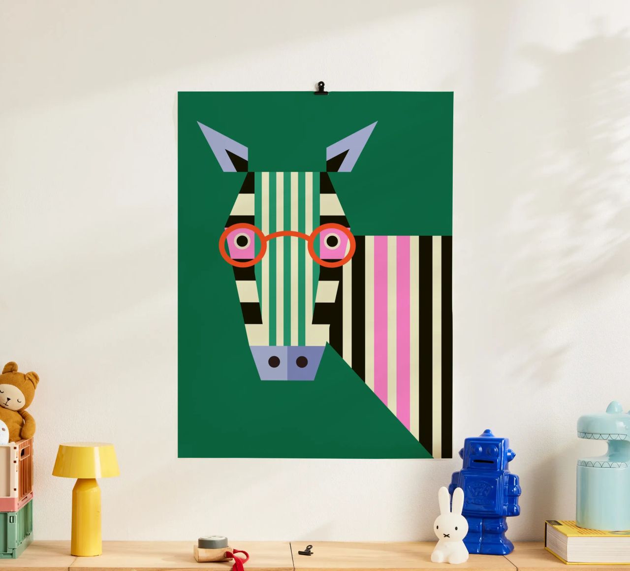 Zebra in Focus poster de susanapaz