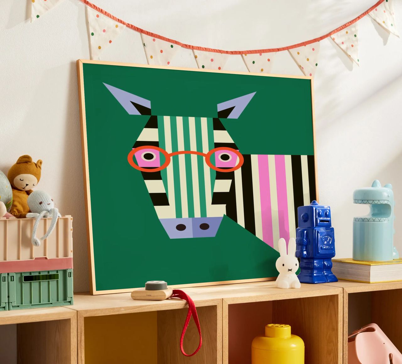 Zebra in Focus poster de susanapaz