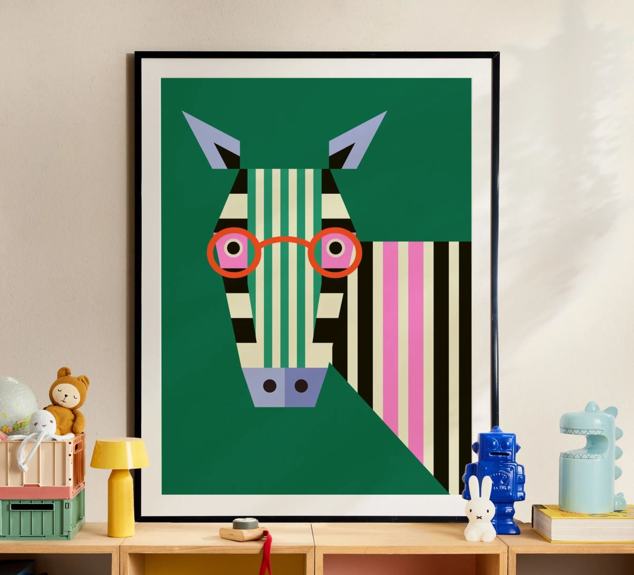 Zebra in Focus poster de susanapaz