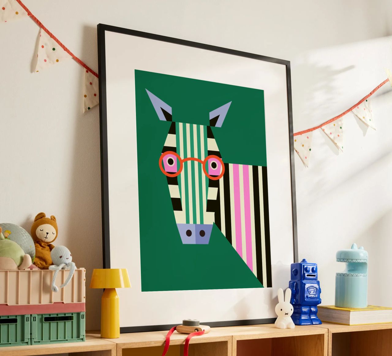 Zebra in Focus poster de susanapaz