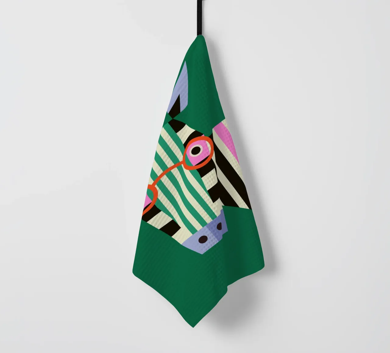 Zebra in Focus canovaccio da cucina da susanapaz