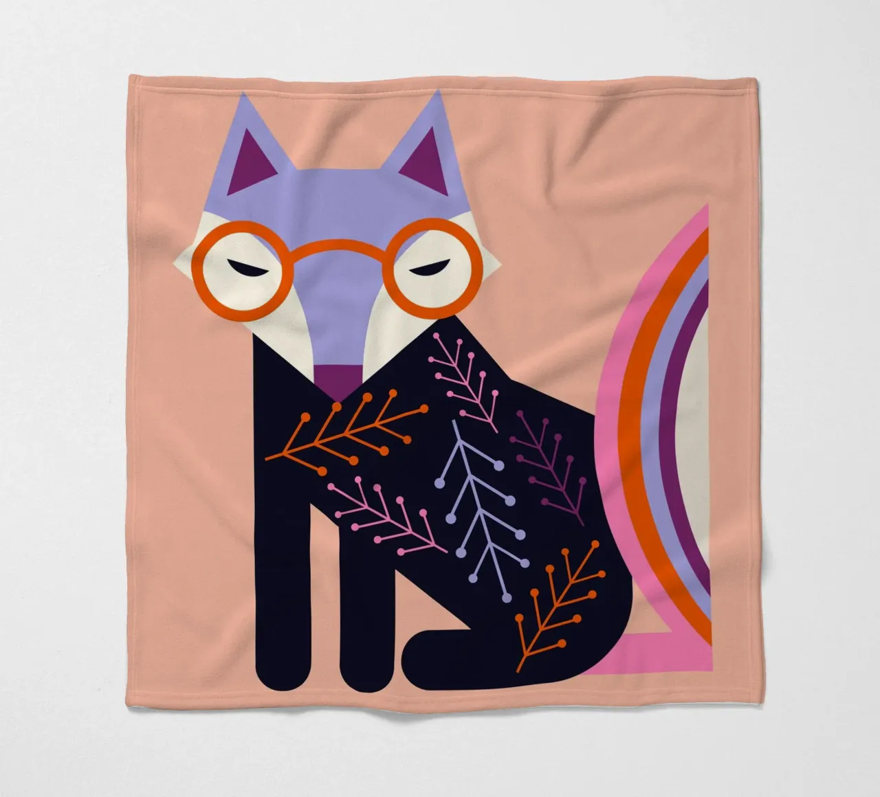 Wise Fox Fleecedecke von susanapaz