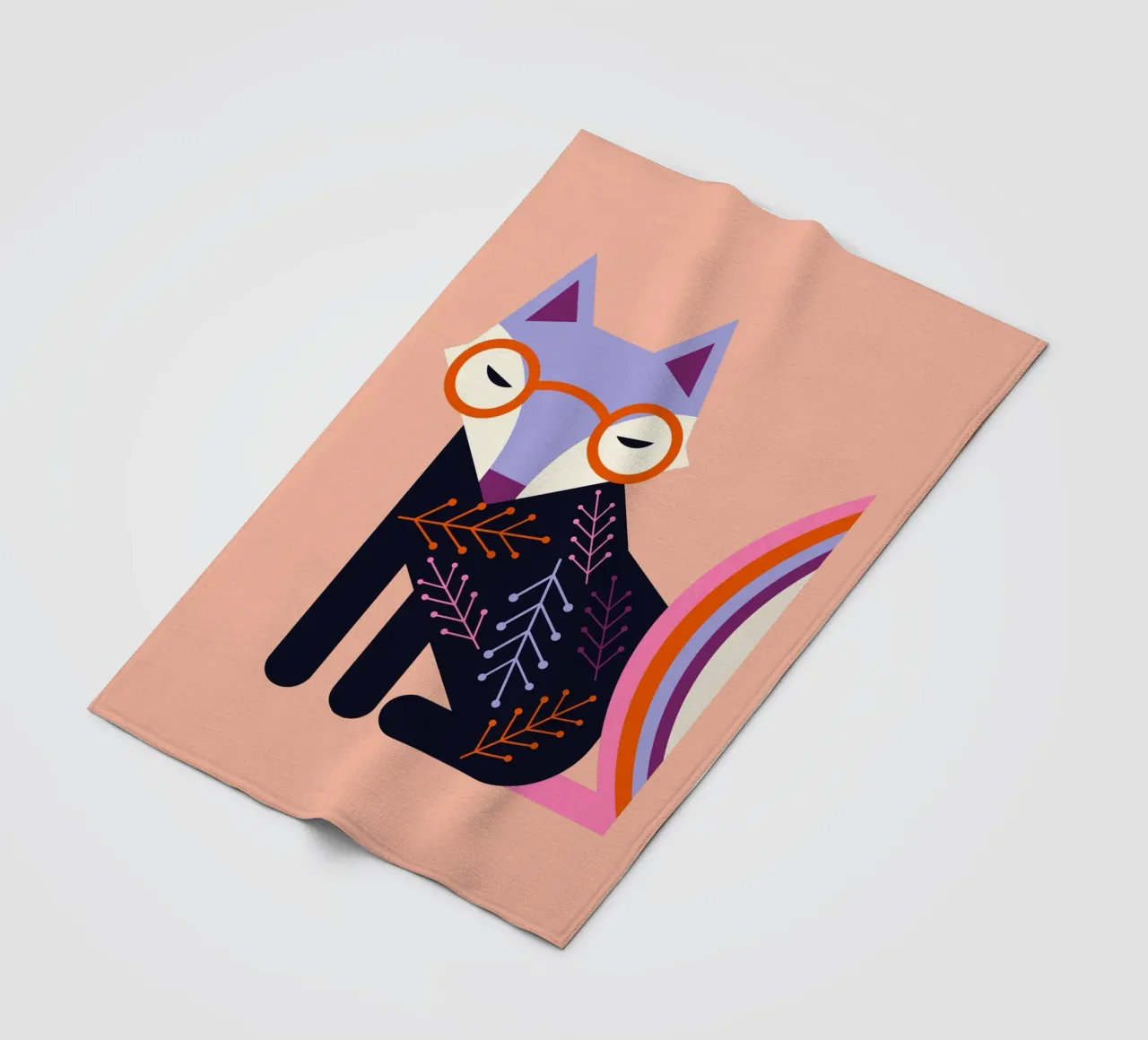 Wise Fox Fleecedecke von susanapaz