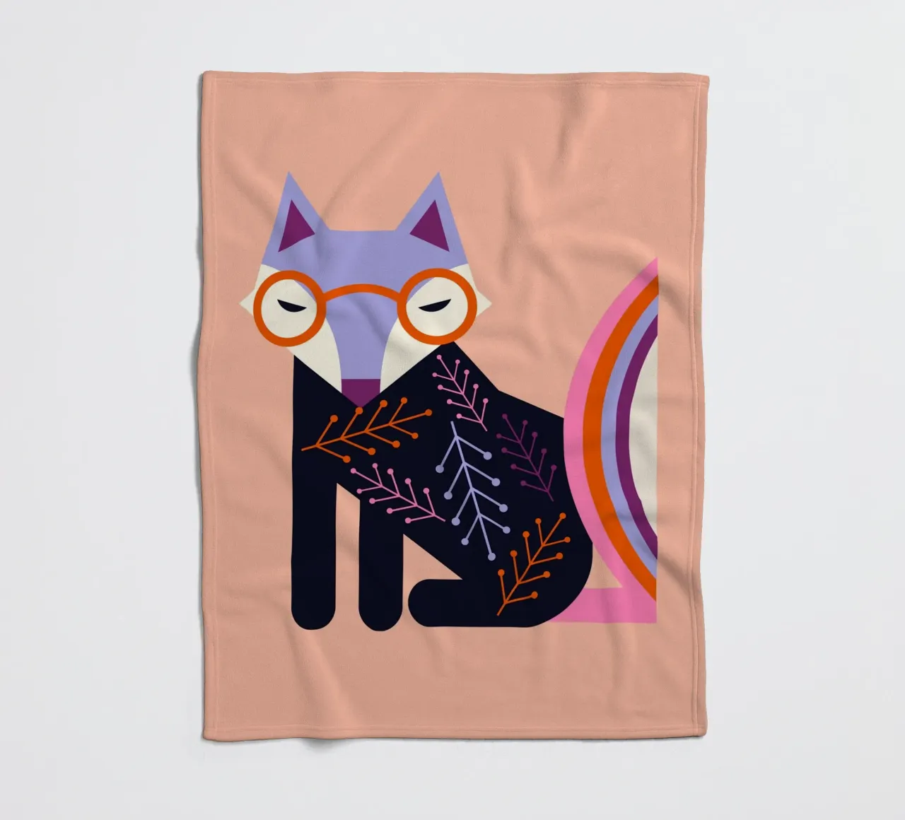 Wise Fox Fleecedecke von susanapaz