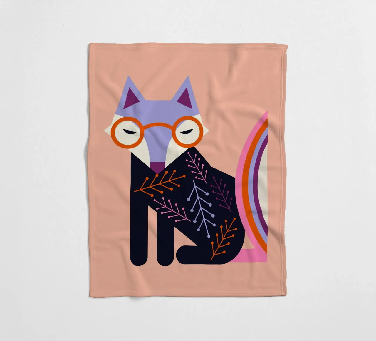 Wise Fox Fleecedecke von susanapaz