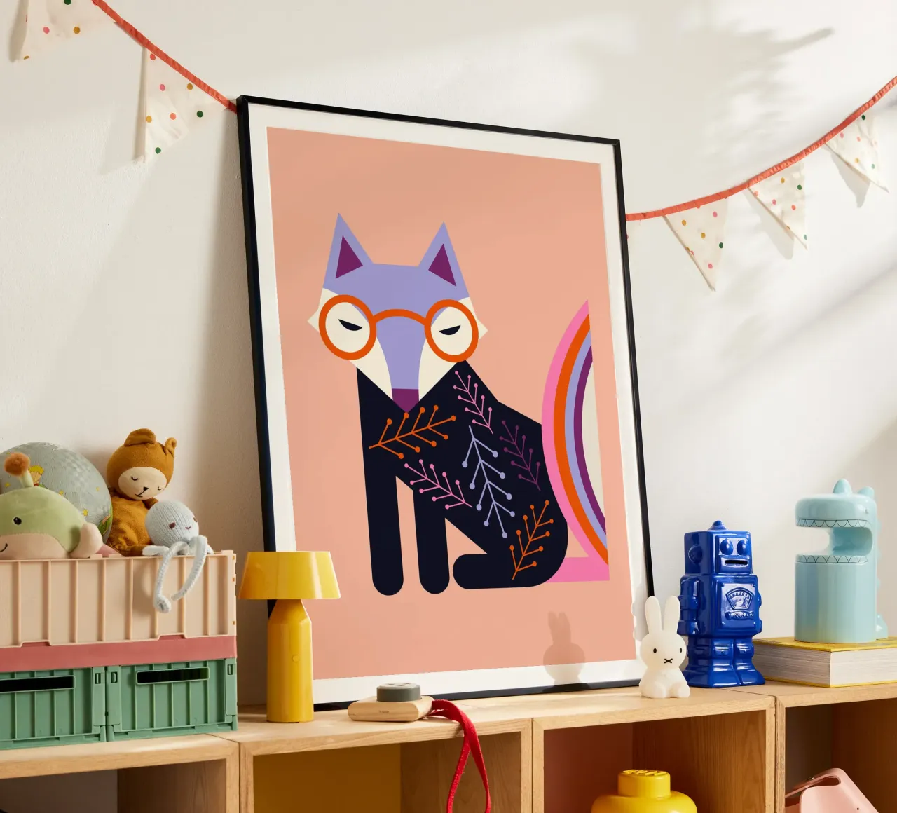 Wise Fox poster by susanapaz