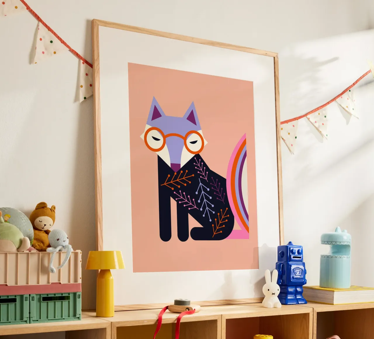 Wise Fox poster by susanapaz