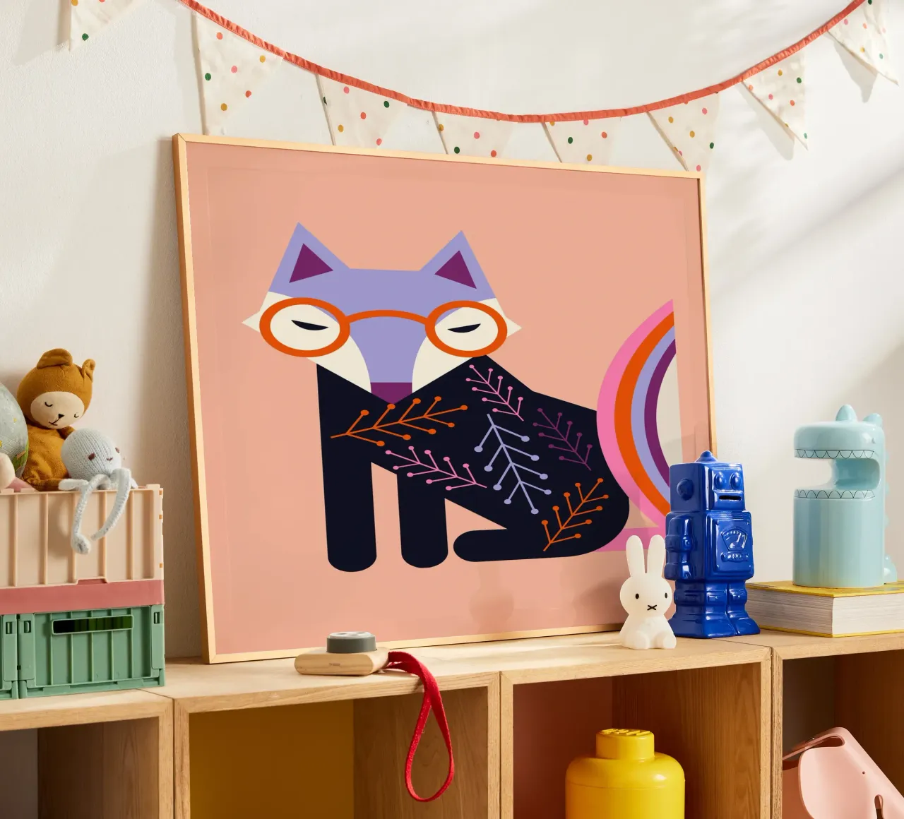 Wise Fox poster by susanapaz