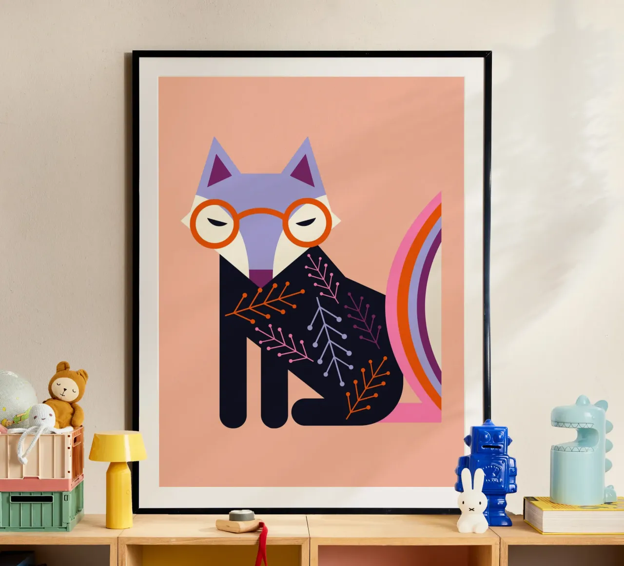 Wise Fox poster by susanapaz