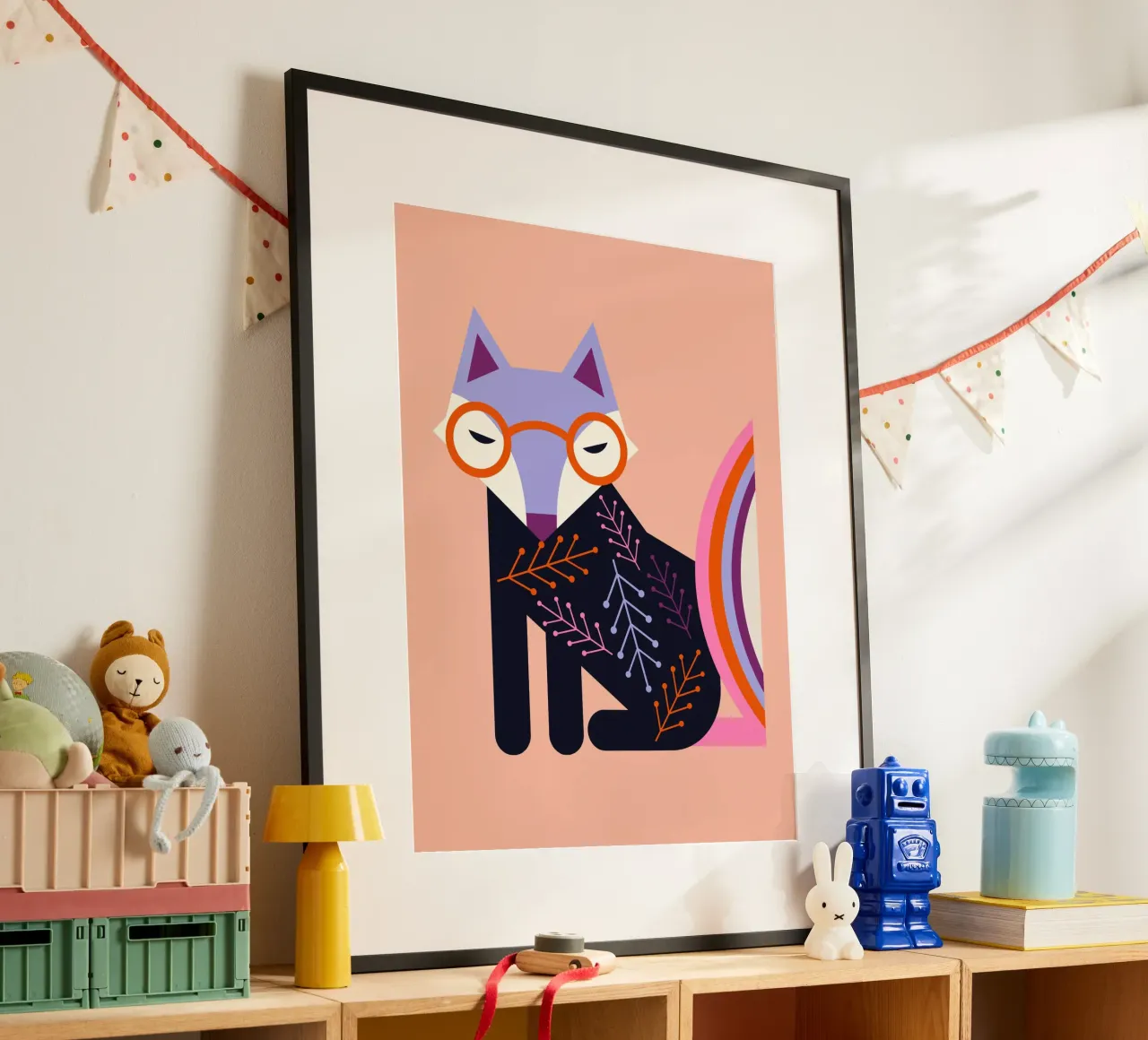 Wise Fox poster by susanapaz