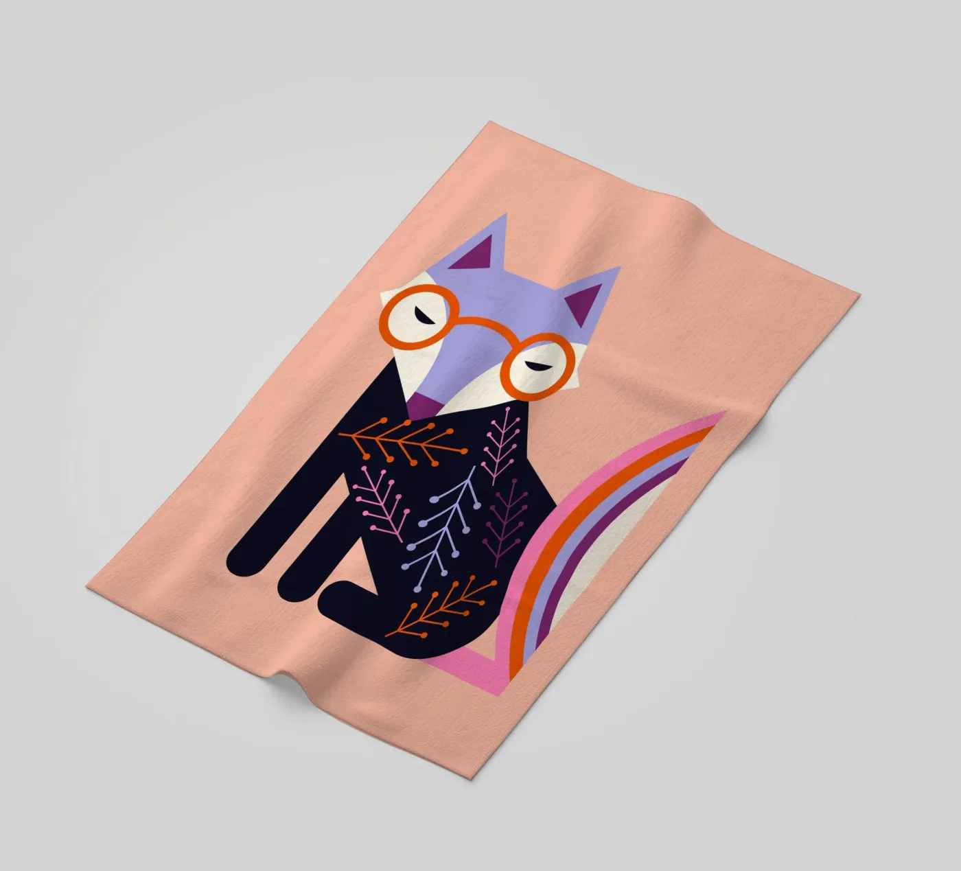 Wise Fox Strandtuch von susanapaz