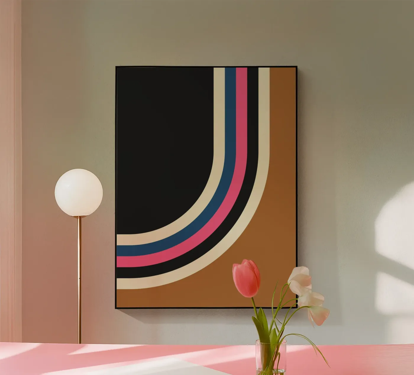 Rainbow III Acryl-Glas von susanapaz