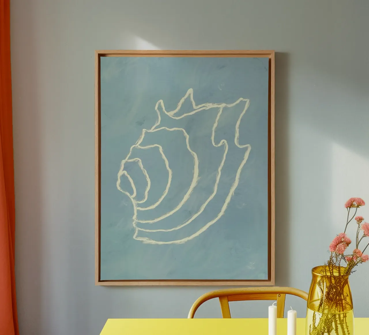 Vie Simple No 78 tela con Cornice a cassetta da treechild