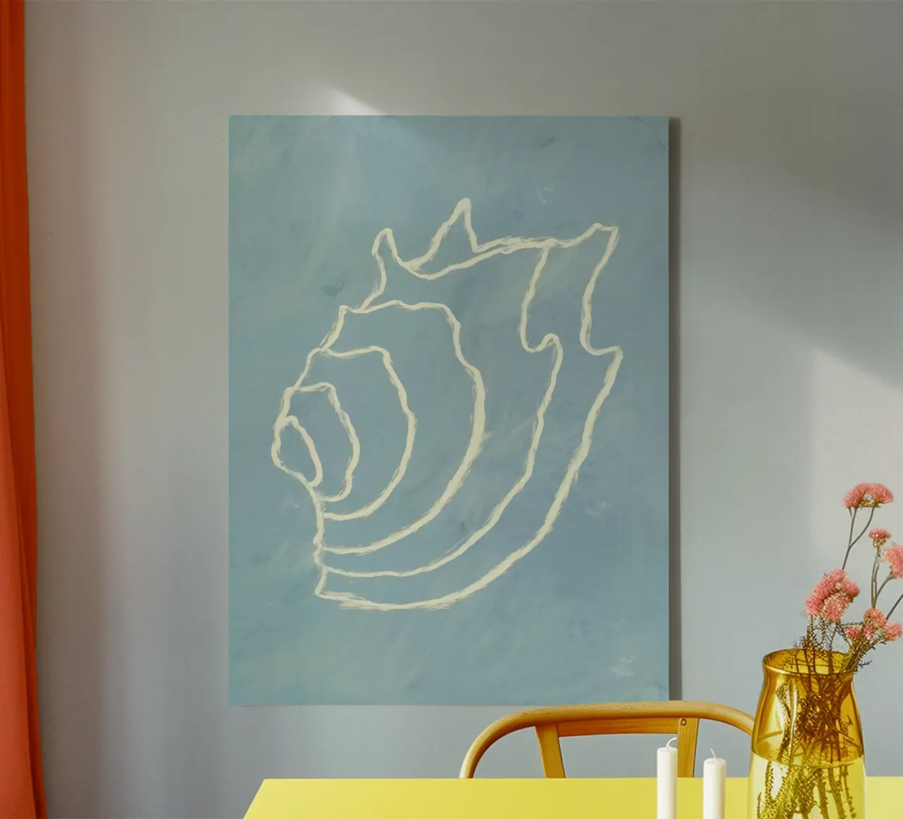 Vie Simple No 78 tela con Cornice a cassetta da treechild