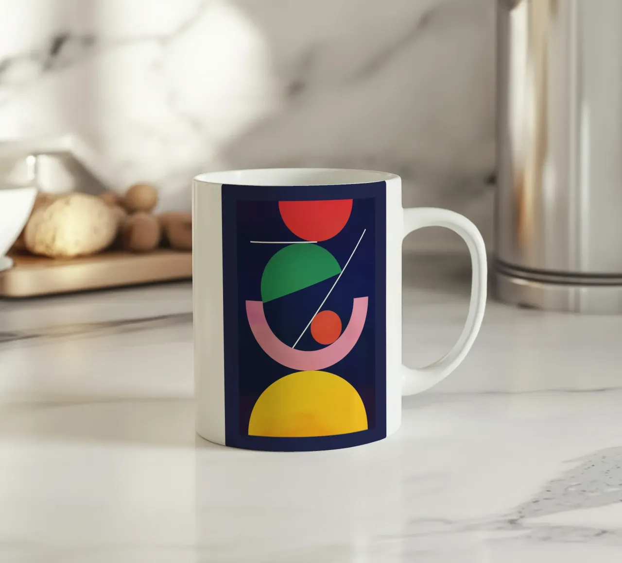 Forme geometriche 115 tazza in ceramica da Gaite