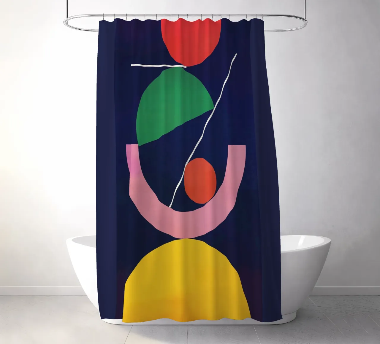 Forme geometriche 115 tenda da doccia da Gaite