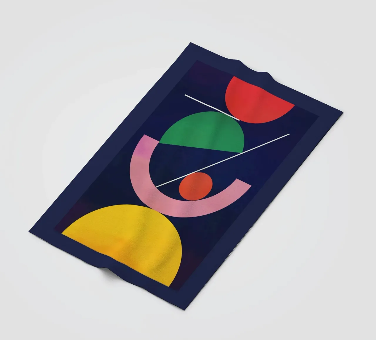 Forme geometriche 115 coperta in pile da Gaite