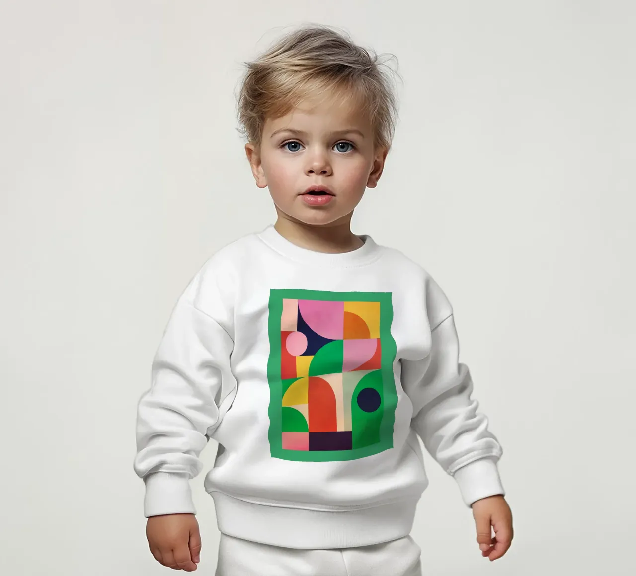 Forme geometriche 113 felpa neonato da Gaite