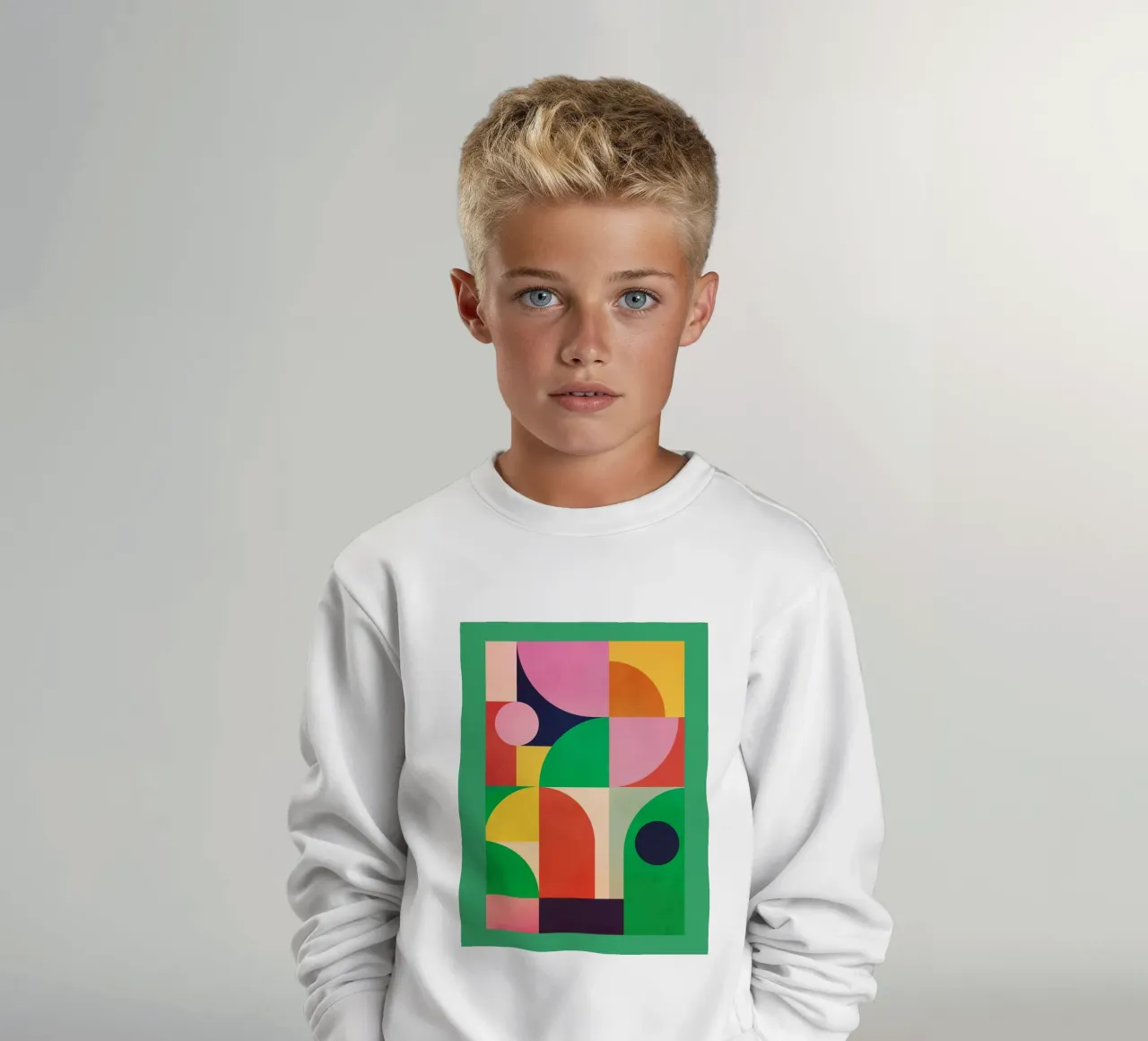Forme geometriche 113 felpa bambino da Gaite