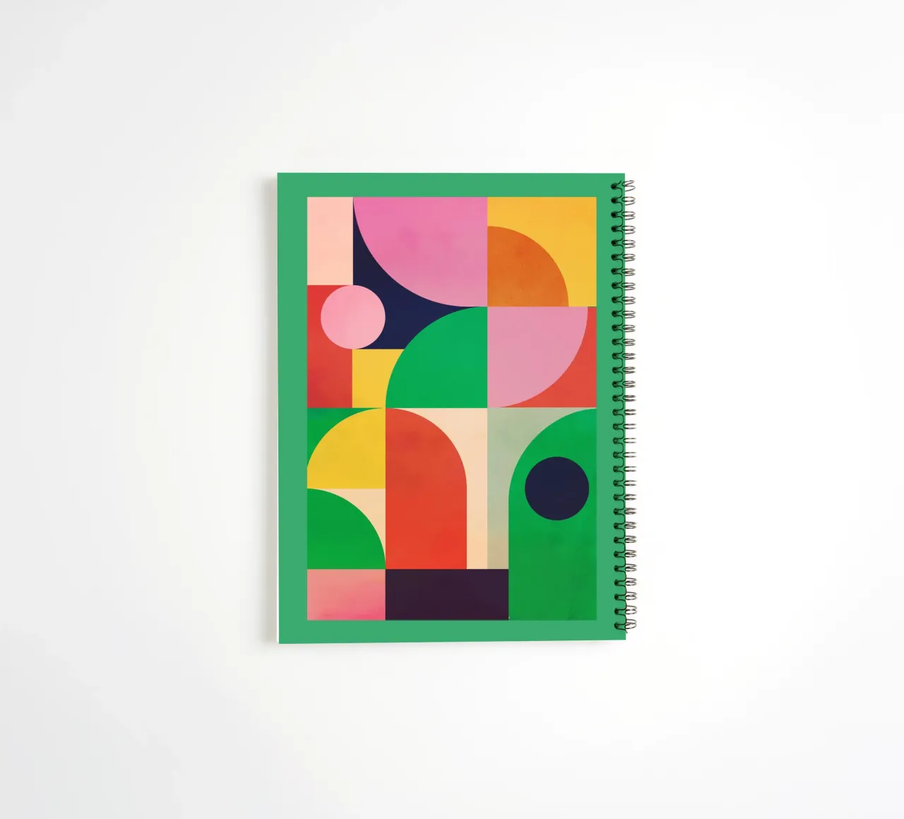 Geometric Shapes 113 spiral notebook by Gaite