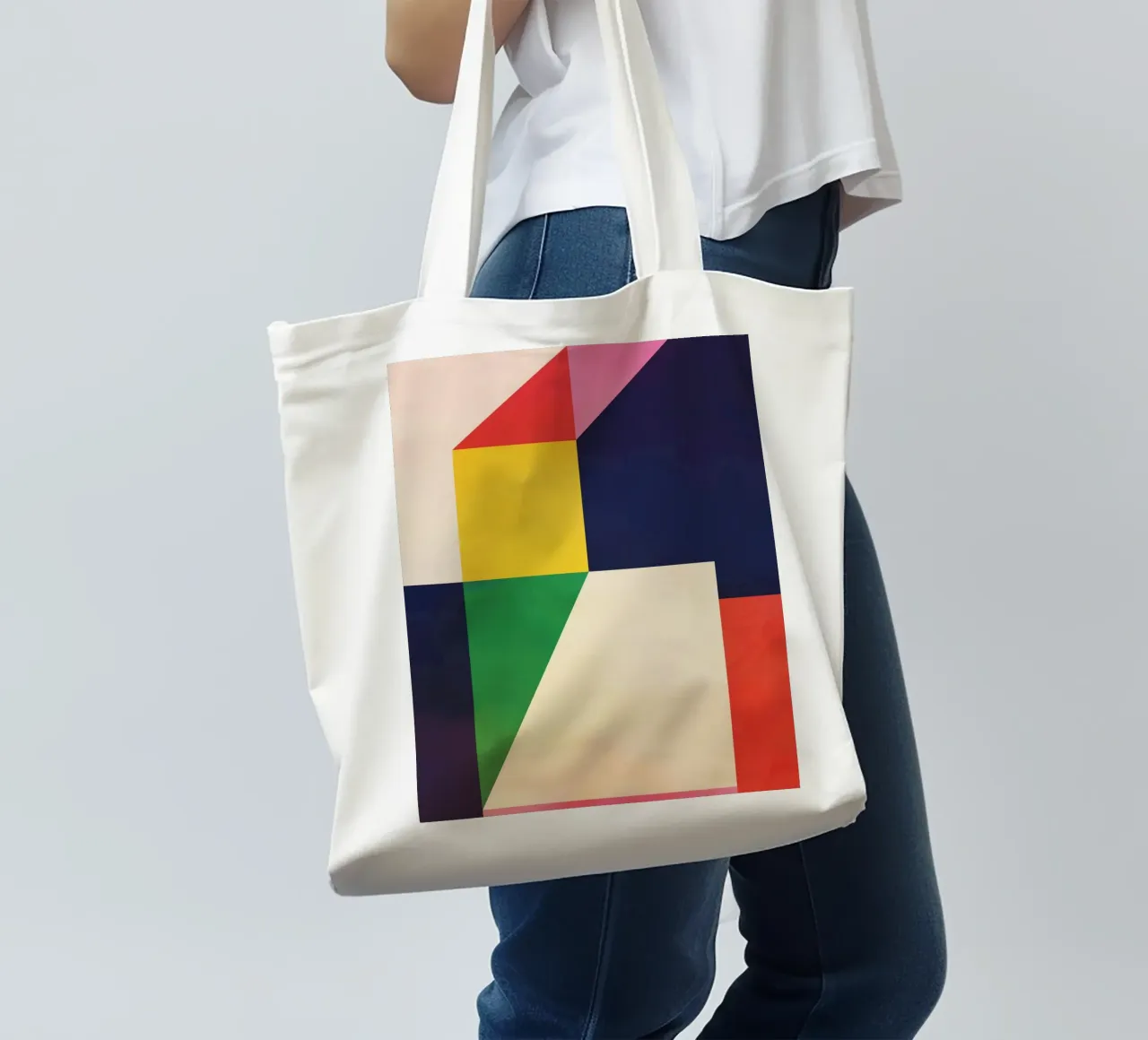 Forme geometriche 116a borsa in juta da Gaite