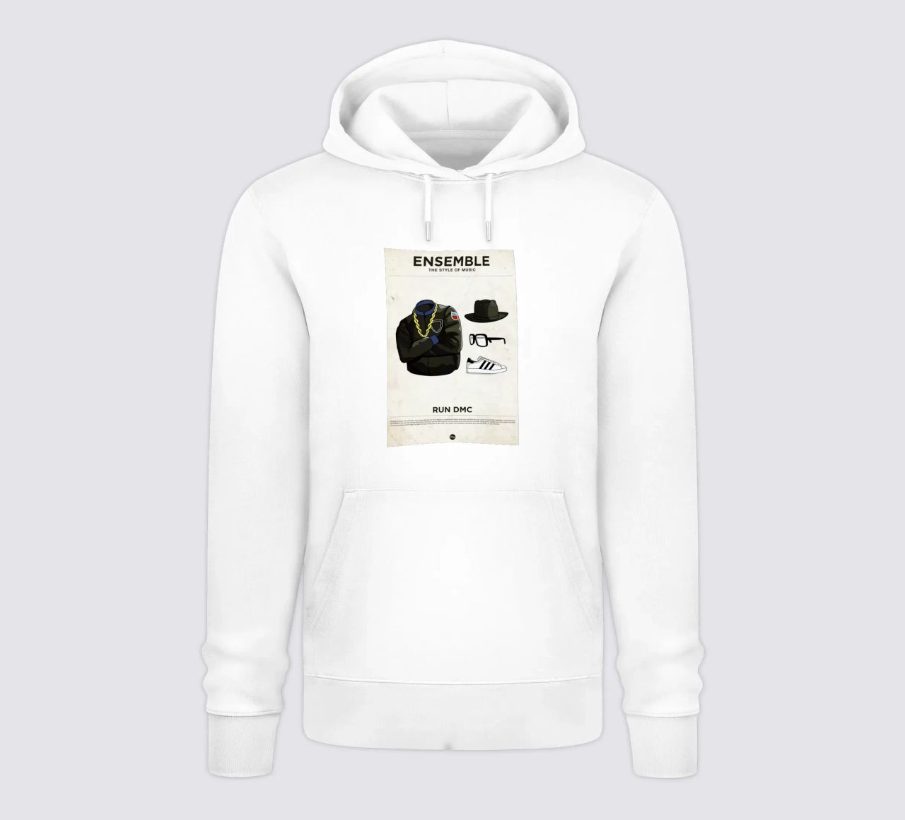 Ensemble Run DMC felpa con cappuccio da Moxy Creative House