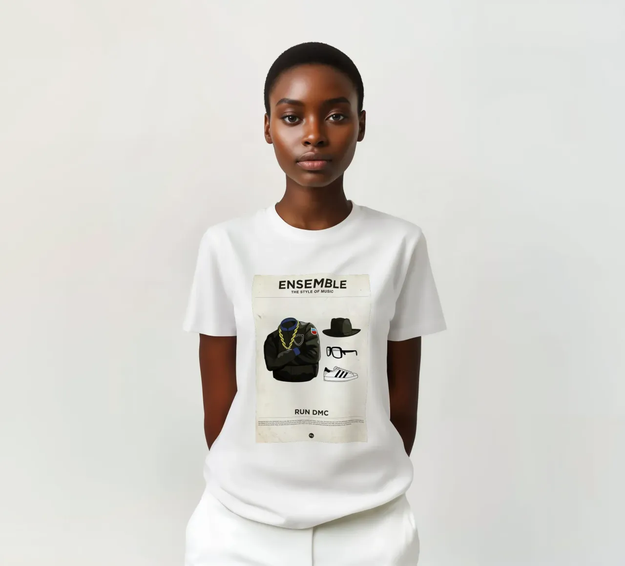 Ensemble Run DMC t-shirt da Moxy Creative House