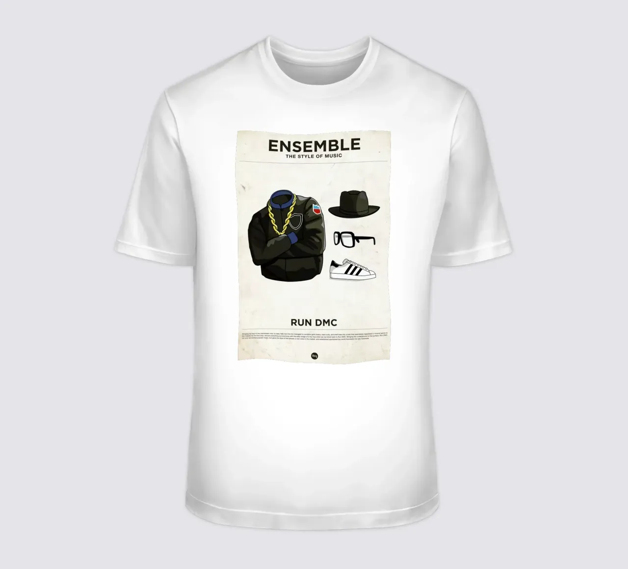 Ensemble Run DMC t-shirt de Moxy Creative House