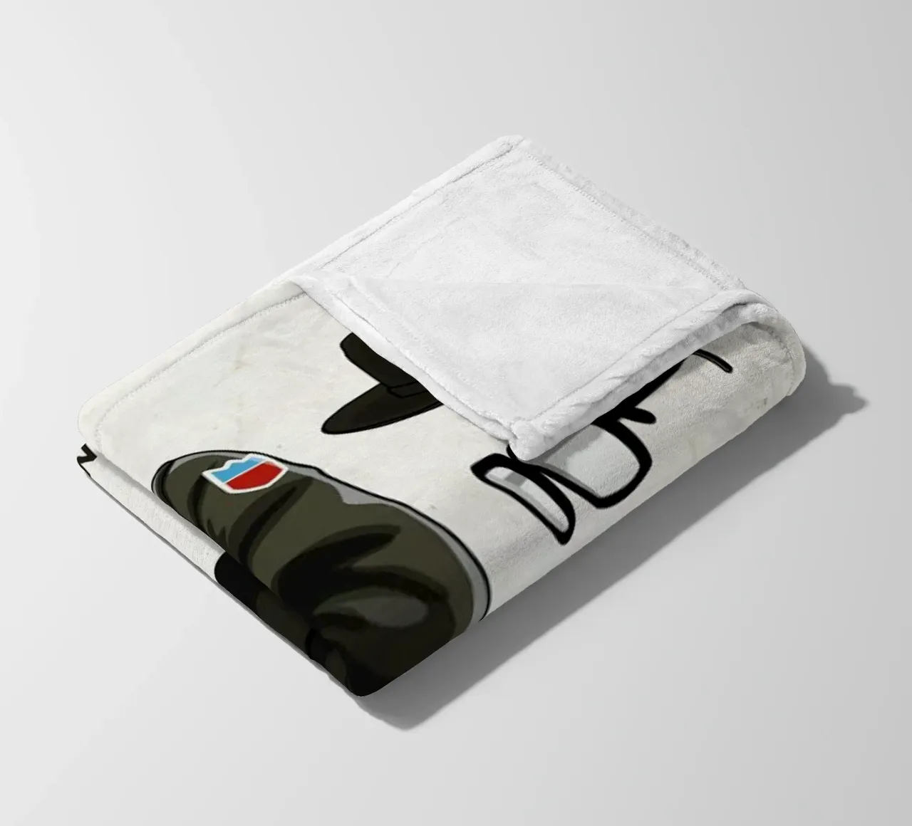 Ensemble Run DMC fleece blanket by Moxy Creative House