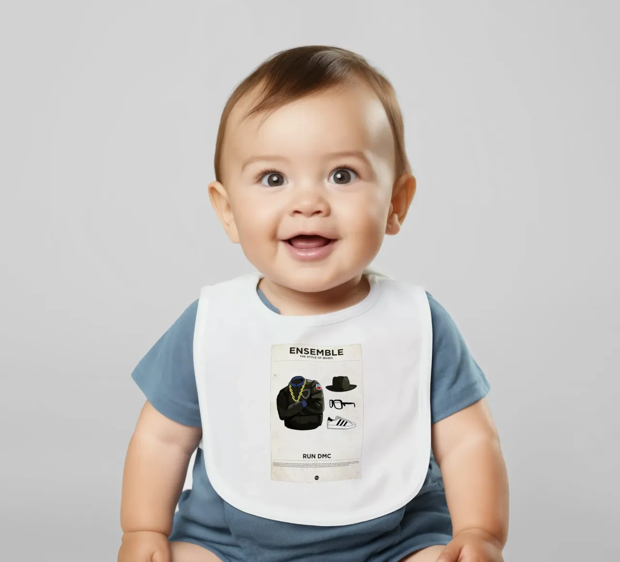 Ensemble Run DMC bavaglino da Moxy Creative House