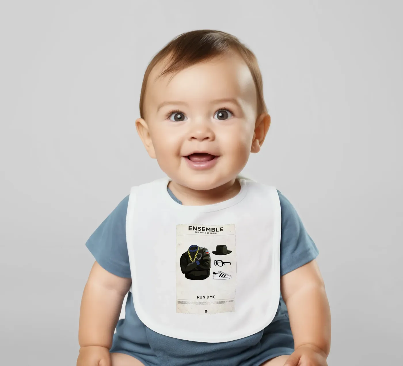 Ensemble Run DMC bavaglino da Moxy Creative House