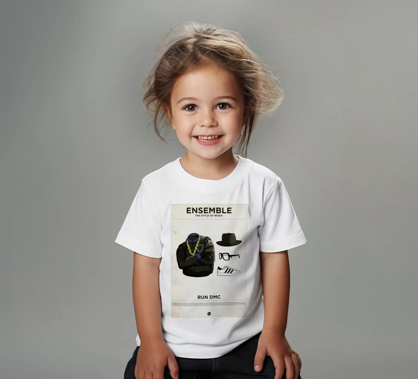 Ensemble Run DMC Kinder T-Shirt von Moxy Creative House