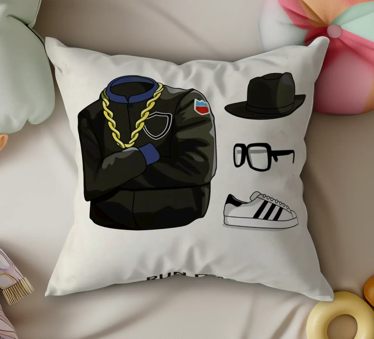 Ensemble Run DMC cuscino da Moxy Creative House