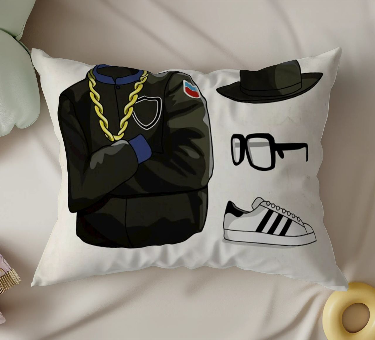 Ensemble Run DMC cuscino da Moxy Creative House