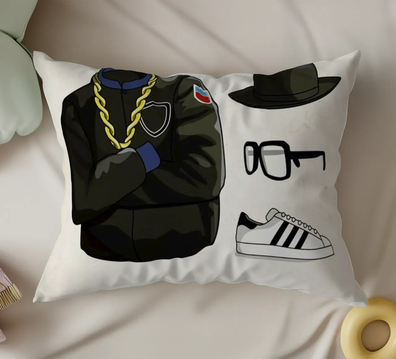 Ensemble Run DMC cuscino da Moxy Creative House