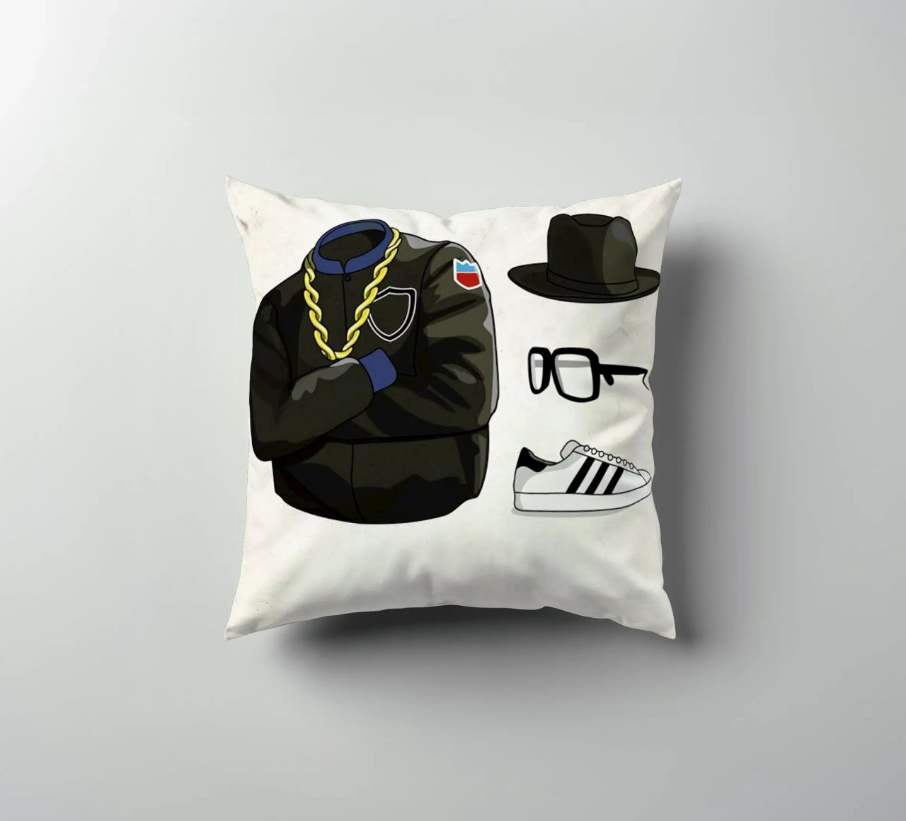 Ensemble Run DMC cuscino da Moxy Creative House