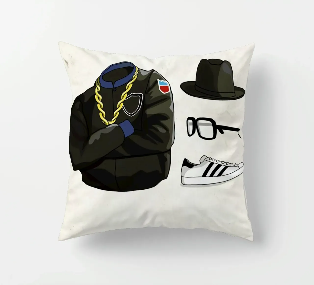 Ensemble Run DMC cuscino da Moxy Creative House