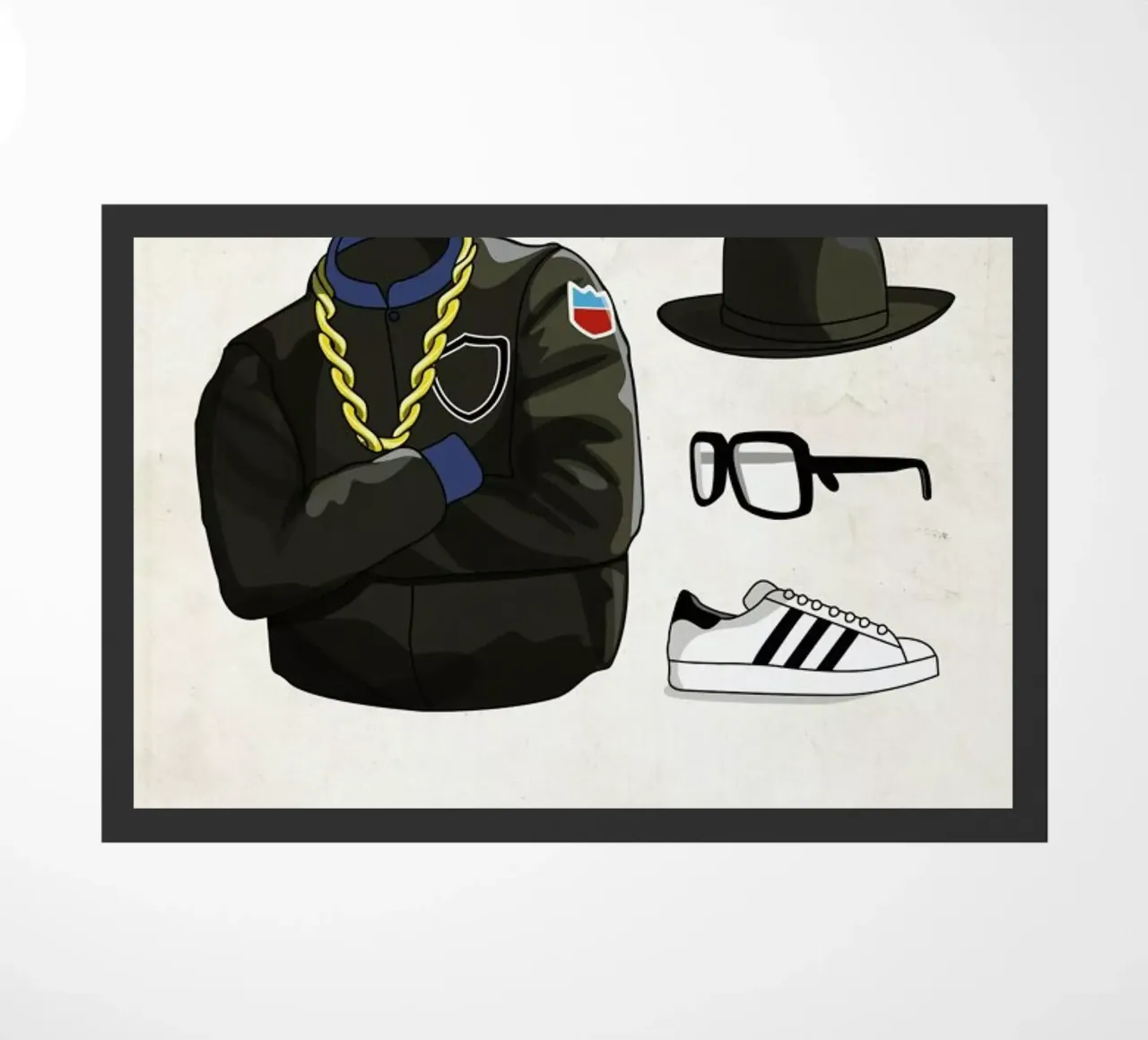 Ensemble Run DMC zerbino da Moxy Creative House